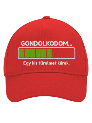 Gondolkodom baseballsapka Classic Red
