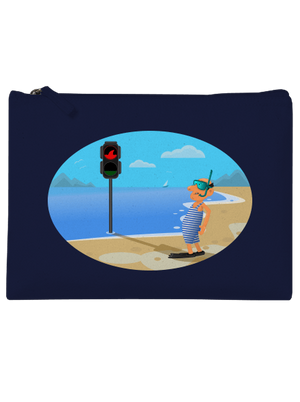 Biztonságos úszás kis táska French Navy