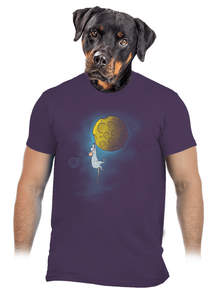 Moon cheese férfi póló Urban Purple