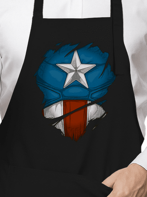 Captain inside kötény Black