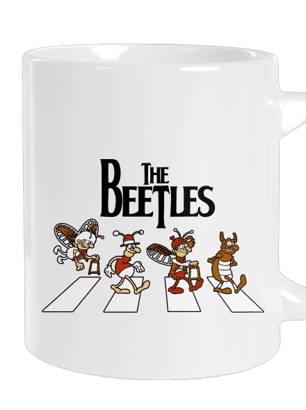 Beatles nagy bögre White