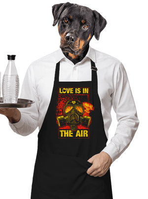 Love is in the air kötény Black