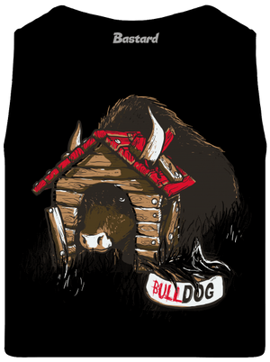 Bulldog férfi trikó Black