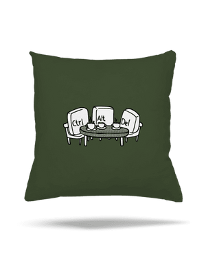 Elválaszthatatlan haverok párna Olive Green