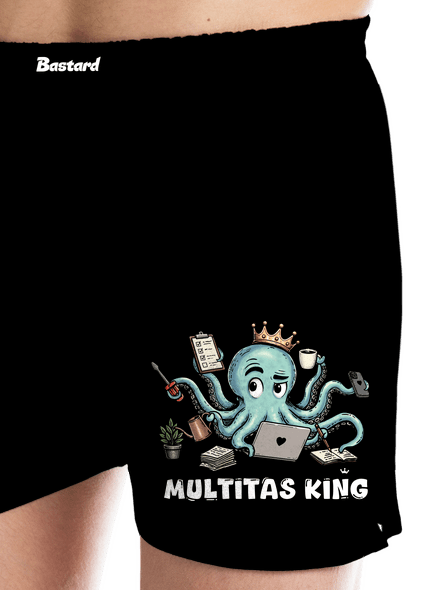 Multitas king férfi alsó nadrág Black