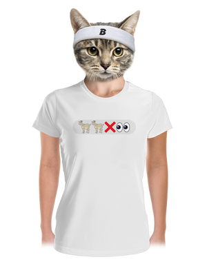 Emoji női sportpóló White