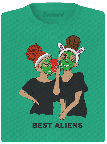 Best aliens női sportpóló Mint Mal