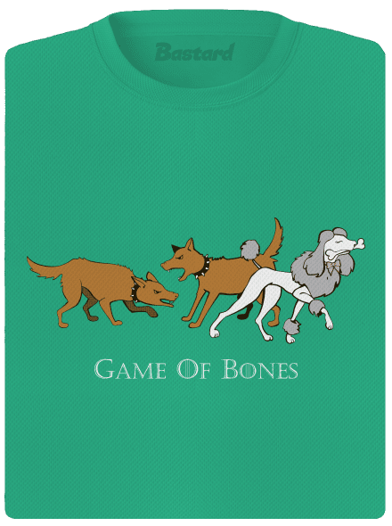 Game of Bones női sportpóló Mint Mal