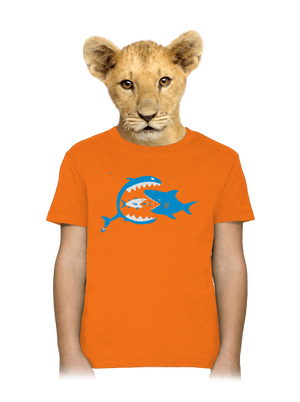 Halak gyerek póló Orange