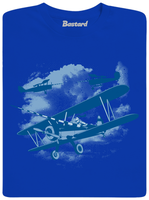 Égi lovagok férfi hosszú ujjú póló Royal Blue