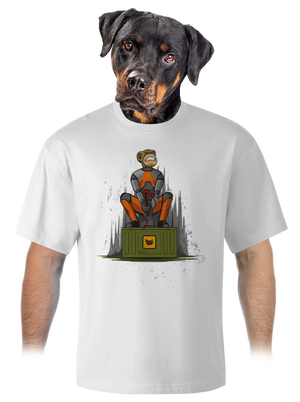 unisex túlméretezett póló