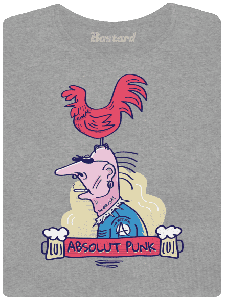 Absolut Punk női póló Dark Gray Melange