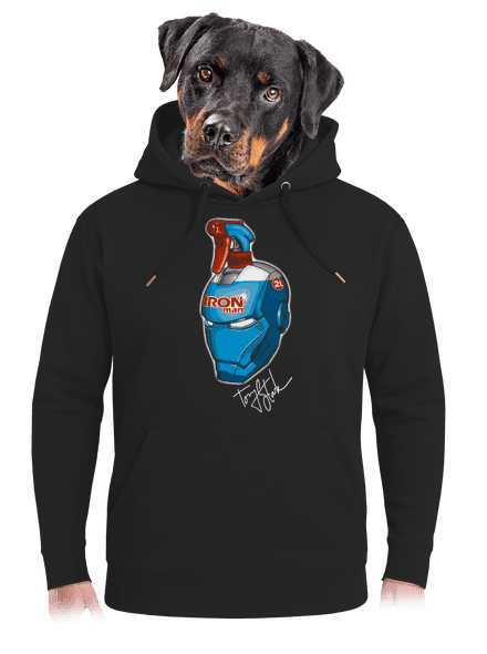 Ablaktisztító unisex prémium pulóver Dark Black