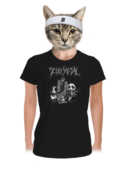 ZOO metal női sportpóló Black