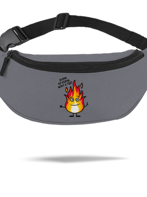 Olyan az eszem, mint a tűz! övtáska Graphite