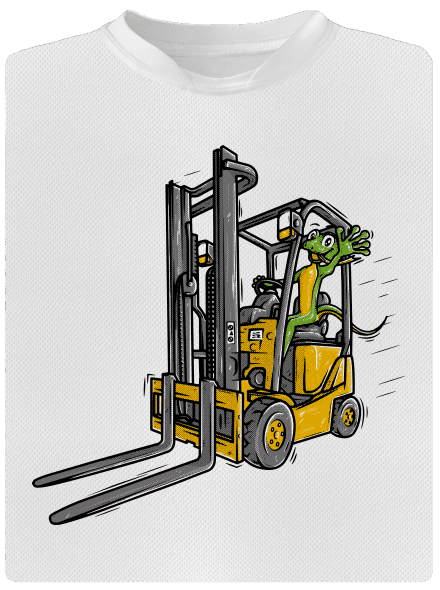 Targonca gyerek sport póló White