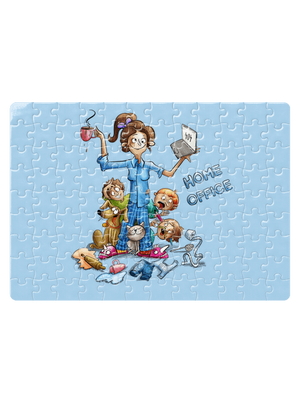 Anyukák home office kirakós White