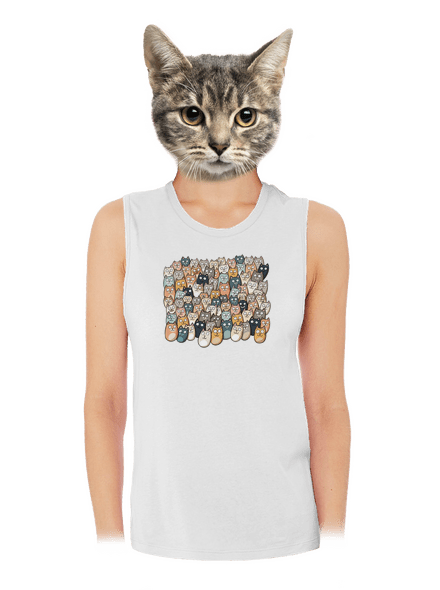 Találd meg az ördögöt női bővített trikó White