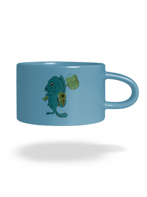 Utolsó karácsony este macaron bögre Blue Macaron