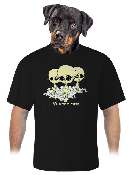 Látogatók unisex túlméretezett póló Black