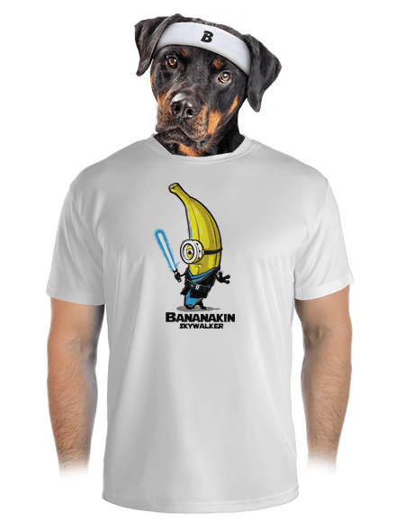 Bananakin Skywalker férfi sportpóló White