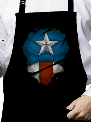 Captain inside kötény Black