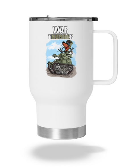 War Hunde termosz bögre White