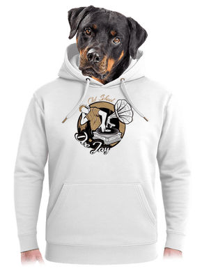 Old School DJ unisex prémium pulóver Snowwhite