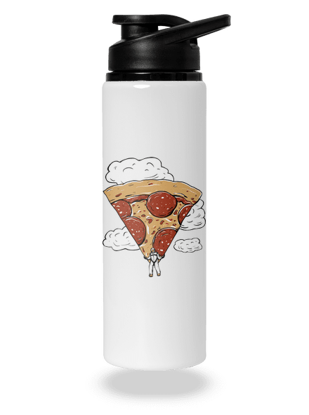 Pizza ejtőernyős kulacs White