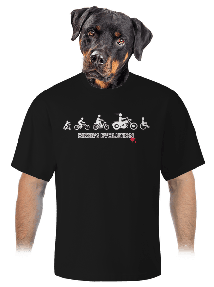 Bikers evolution unisex túlméretezett póló Black