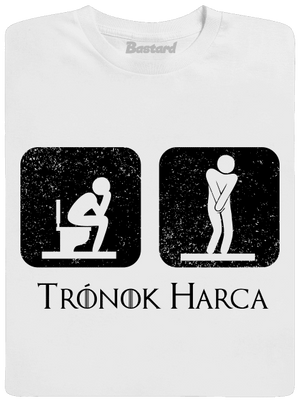 Trónok Harca férfi hosszú ujjú póló White