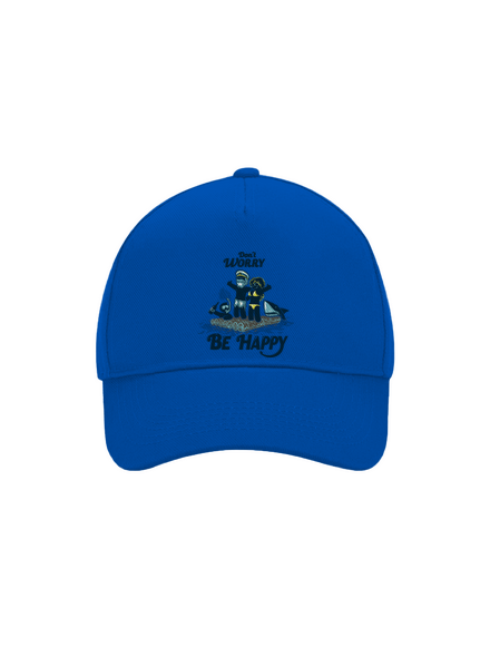 Don't worry baseballsapka Bright Royal