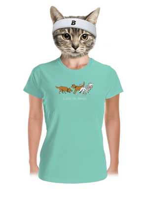 Game of Bones női sportpóló Mint Mal