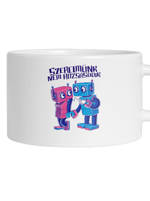 Robotok macaron bögre White