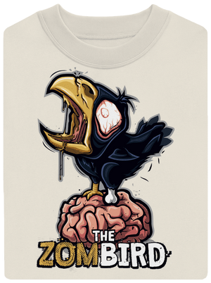 Zombird unisex crewneck Off White
