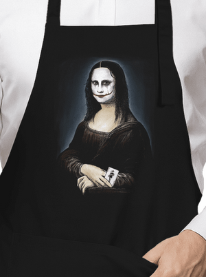 Mona Joker Lisa kötény Black
