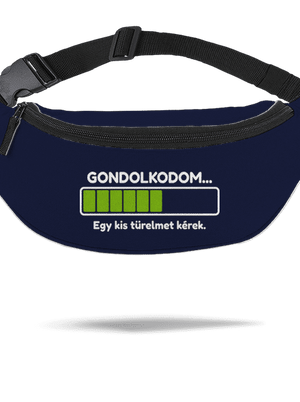 Gondolkodom övtáska French Navy