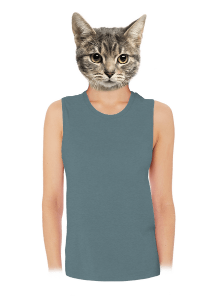 Nyomtatás nélkül női bővített trikó Heather Deep Teal