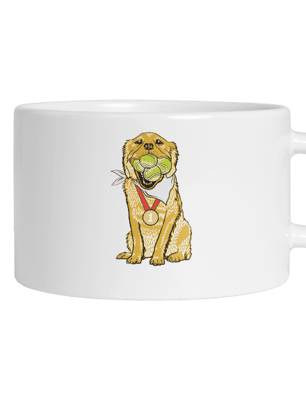 Arany retriever macaron bögre White