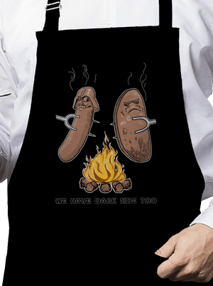 Dark side kötény Black