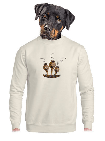 Mák unisex crewneck Off White