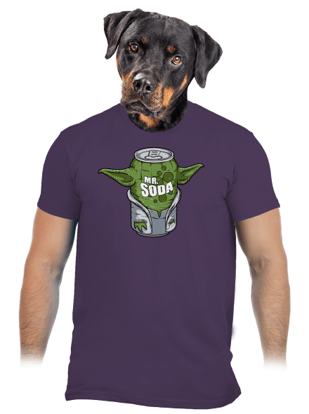 Mr. Szóda férfi póló Urban Purple