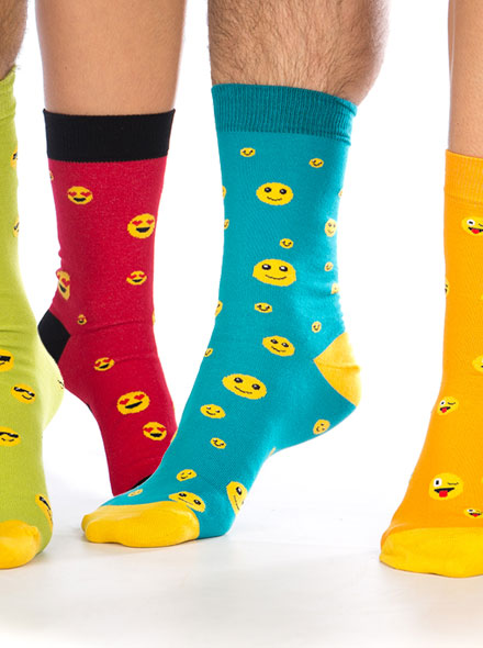 Emoji szett 5 pár zokni