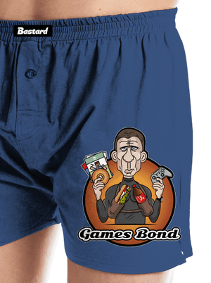 Games Bond férfi alsó nadrág Blue
