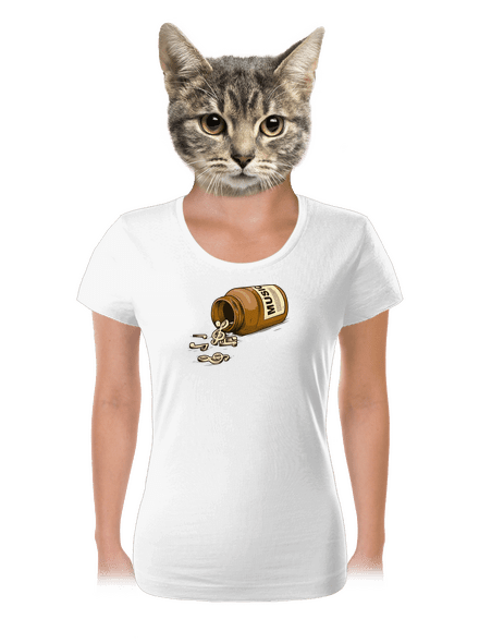 Music Pills női póló White