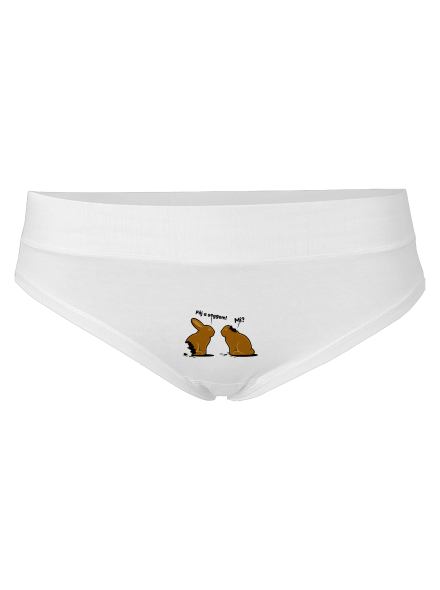 Fáj a seggem! női bugyik White