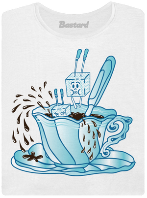 Cukorfüggő prémium női póló White