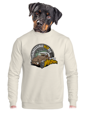 Tyrannosaurus Velorex unisex crewneck Off White