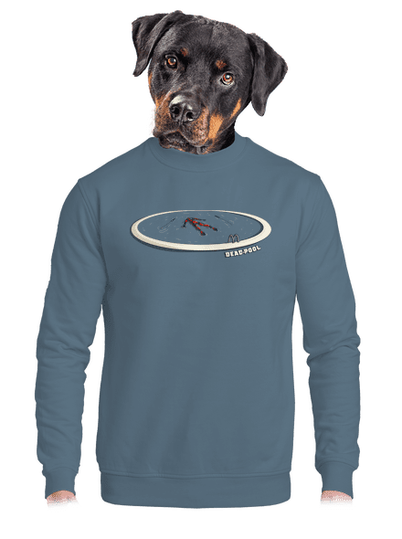 Dead in pool unisex crewneck Nordic Blue