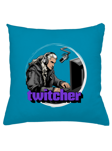 Twitcher párna Blue Turquoise